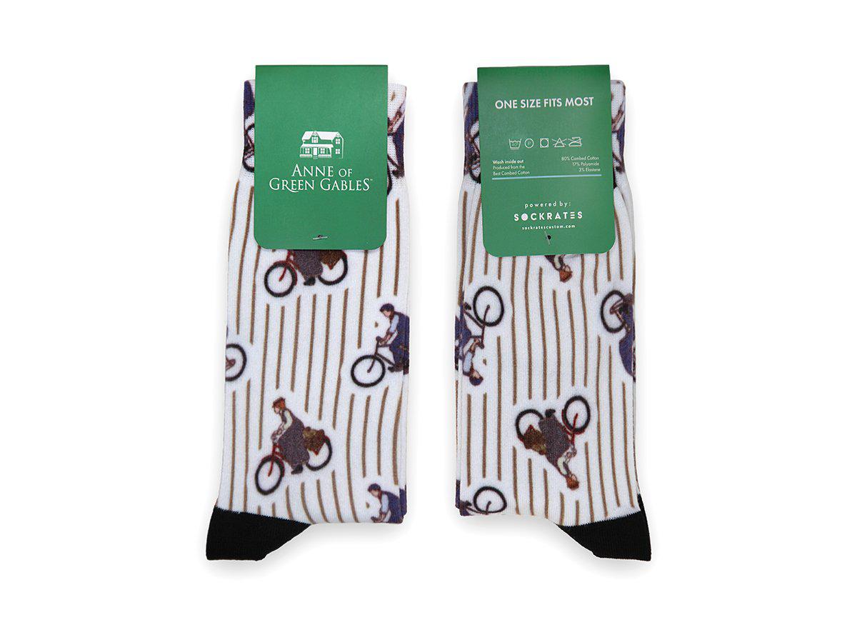 "Anne and Gilbert Bicycle" Socks