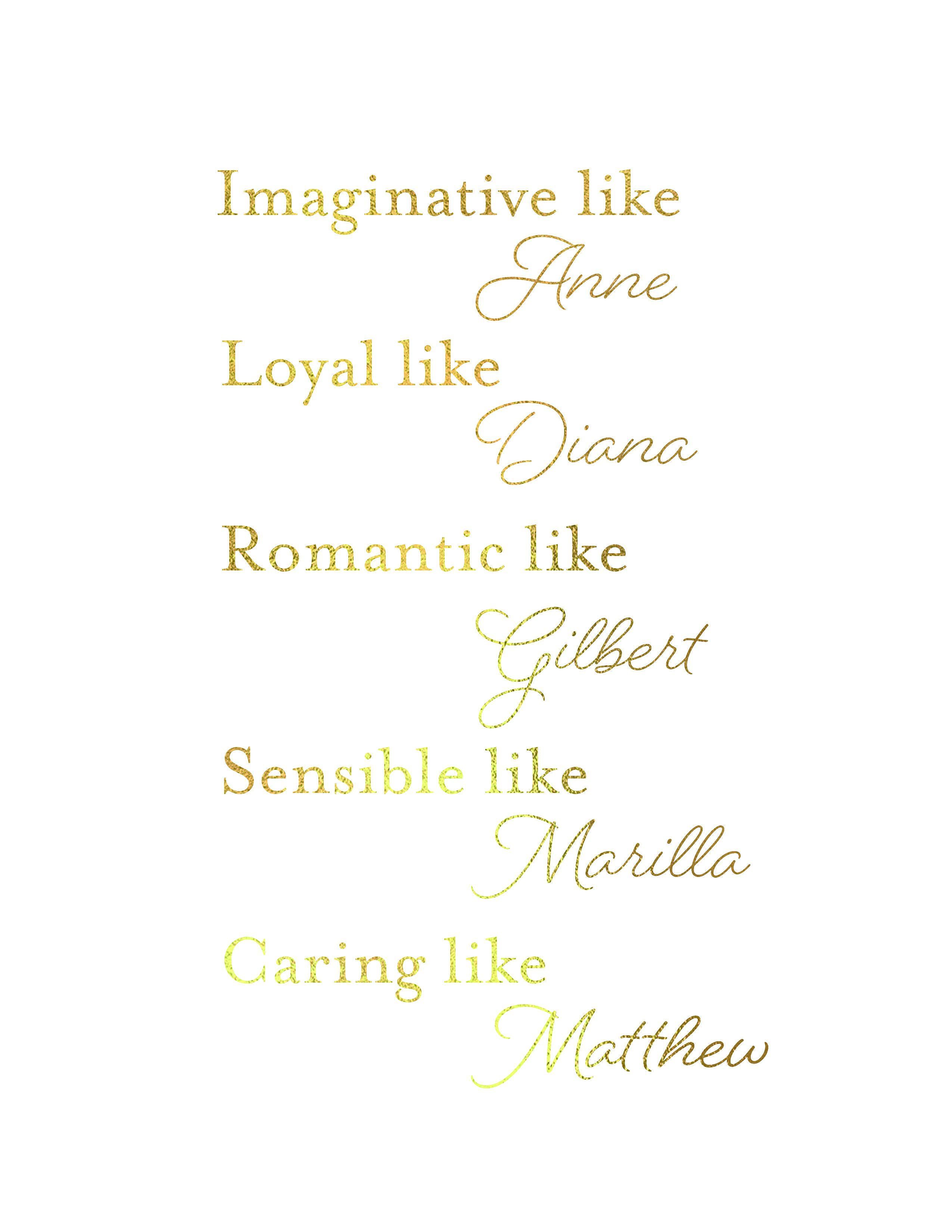 "Be Like" Gold Foil Print on Heavy Weight Paper