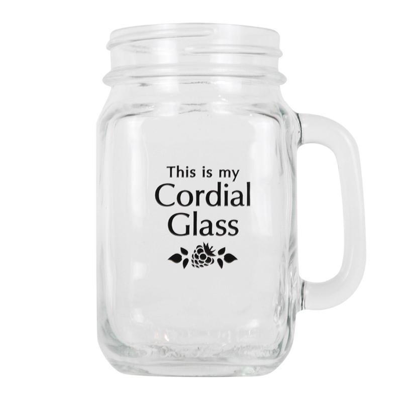 "This Is My Cordial Glass" Drinking Mug