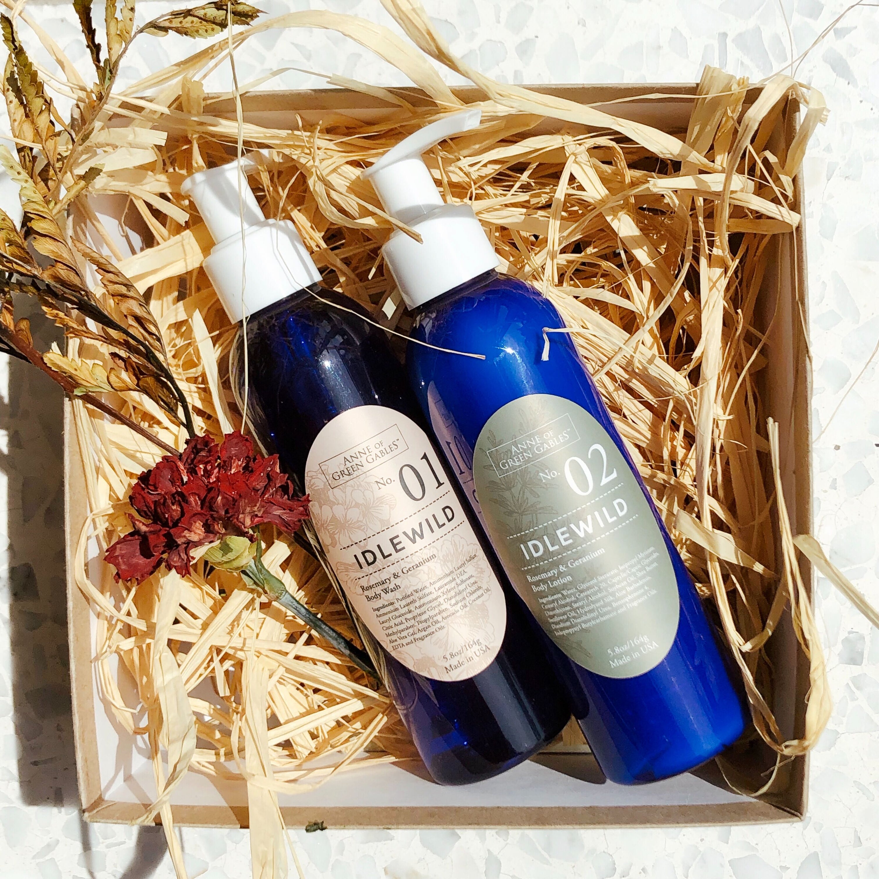 Natural Idlewild Lotion & Body Wash Duo