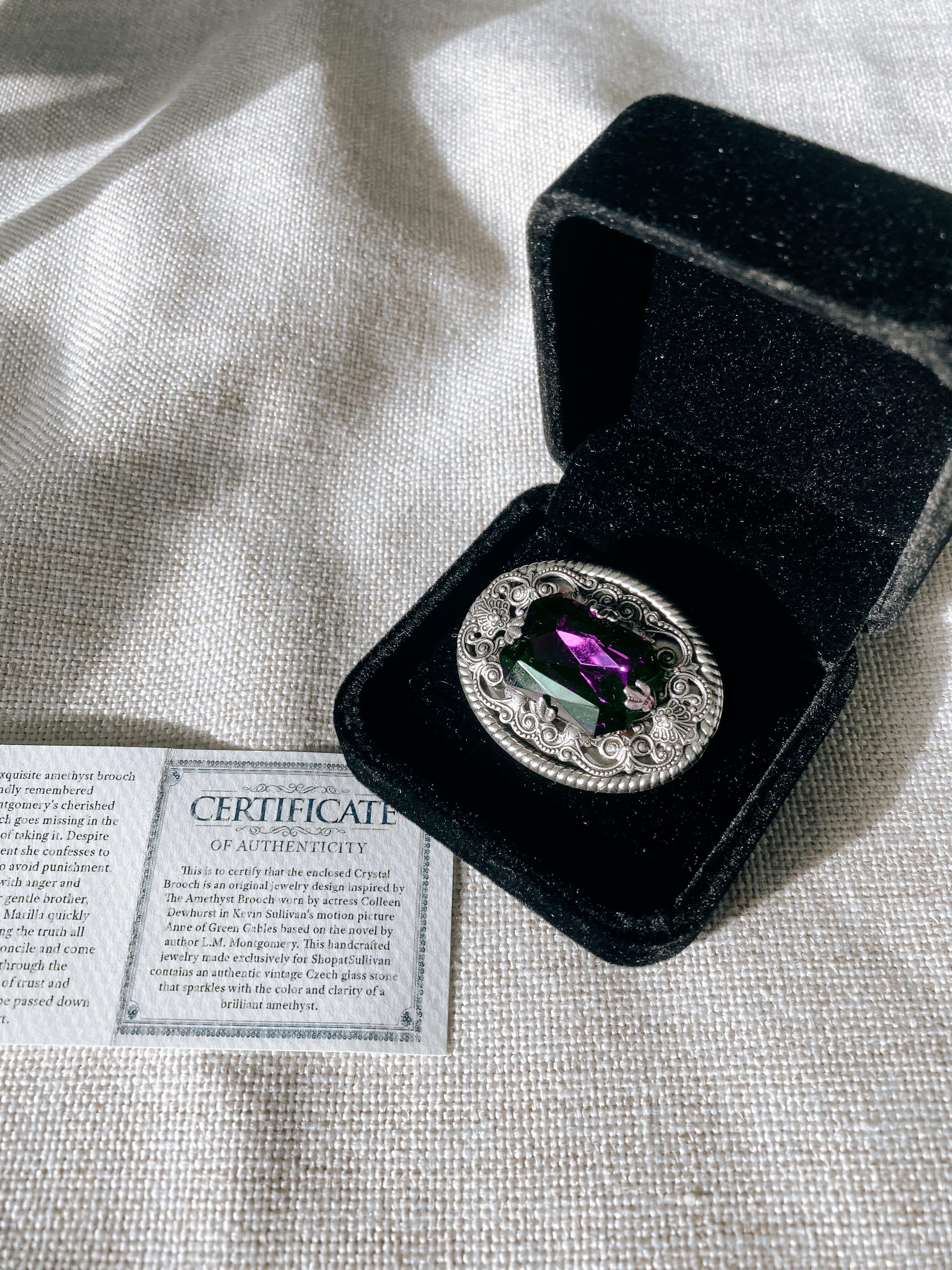 Marilla's Amethyst Brooch