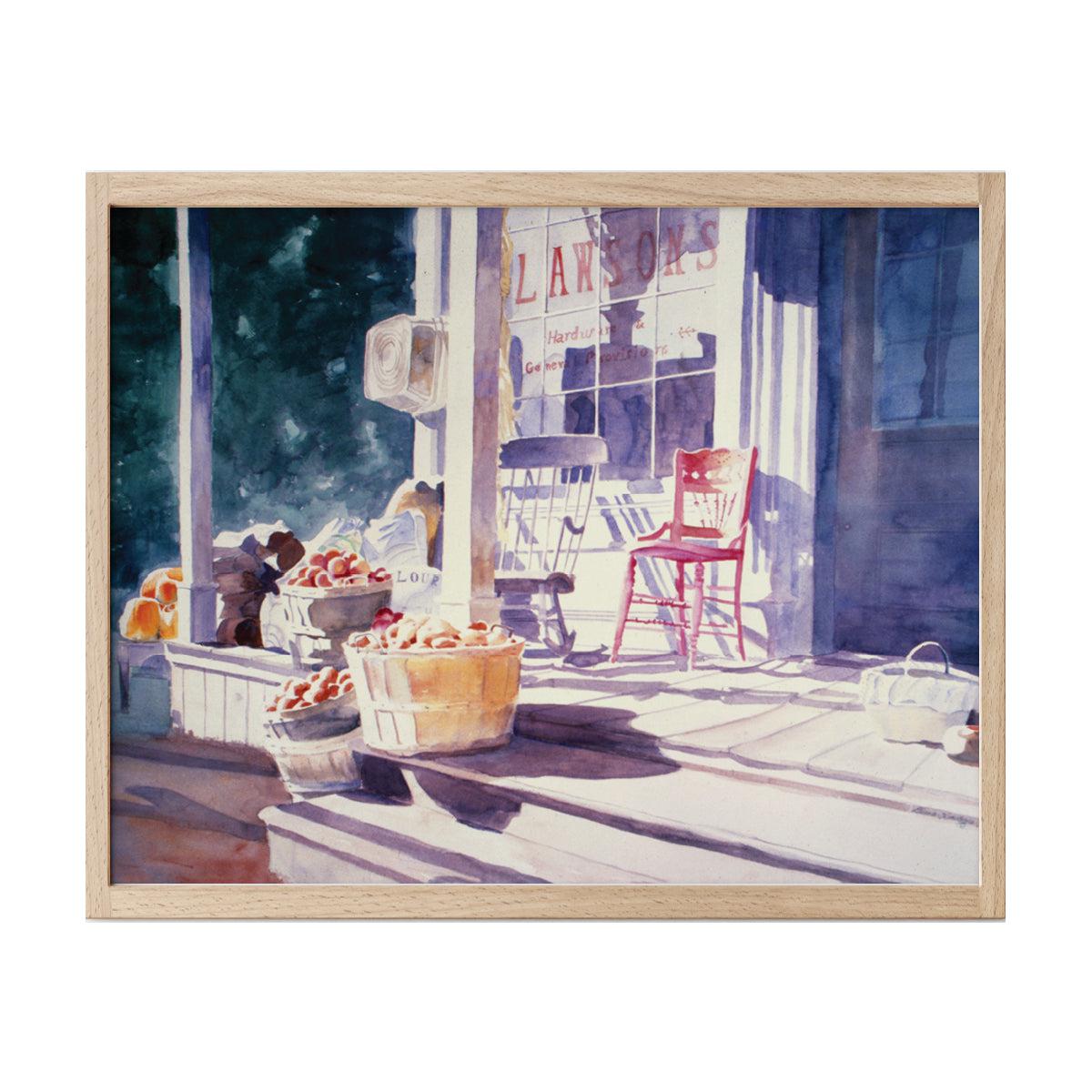 "Lawson's General Store" By Diane Henderson, On Watercolor Paper