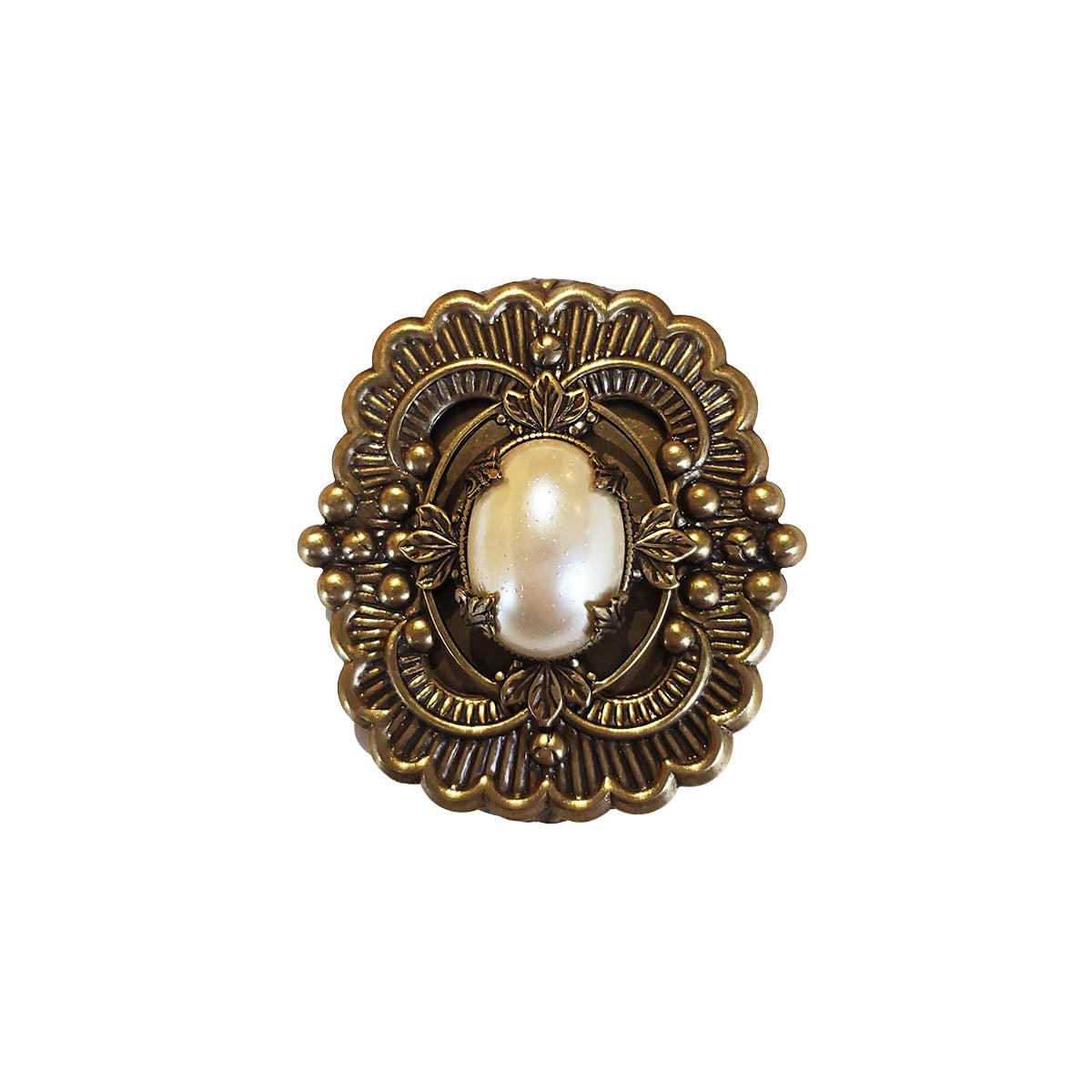 Anne Shirley Inspired Pearl Brooch