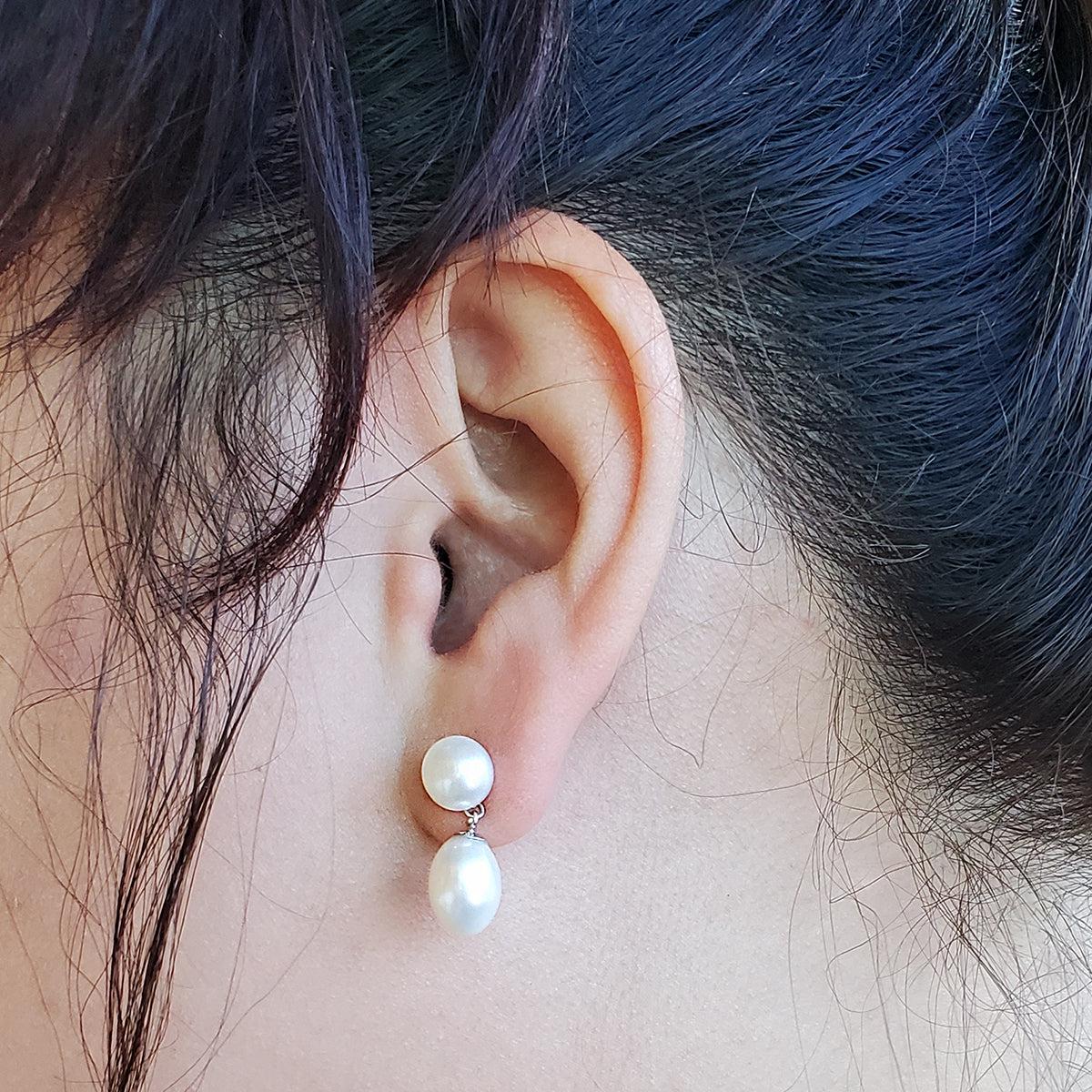 【VINTAGE HOLLYWOOD】VH Pearl Earrings★ピアス★送料・関税込 VINTAGE HOLLYWOOD】VH Pearl Earrings☆ピアス☆送料・関税込