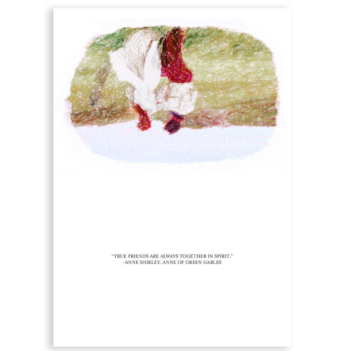 "Anne of Green Gables" 12 Pack Pencil Sketch Greeting Cards