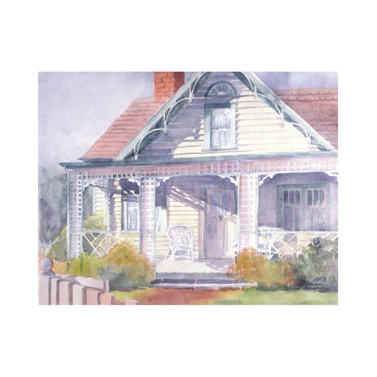 "Pettibone House" By Diane Henderson, On Watercolor Paper