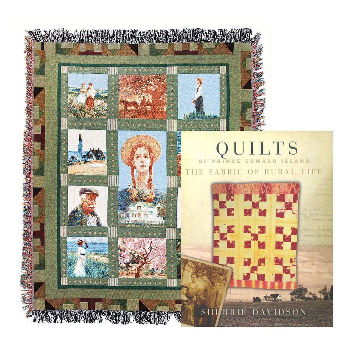 Anne Inspired Blanket & PEI Quilt Coffee Table Book