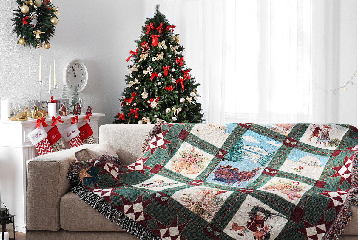 Christmas in Avonlea Quilt Blanket