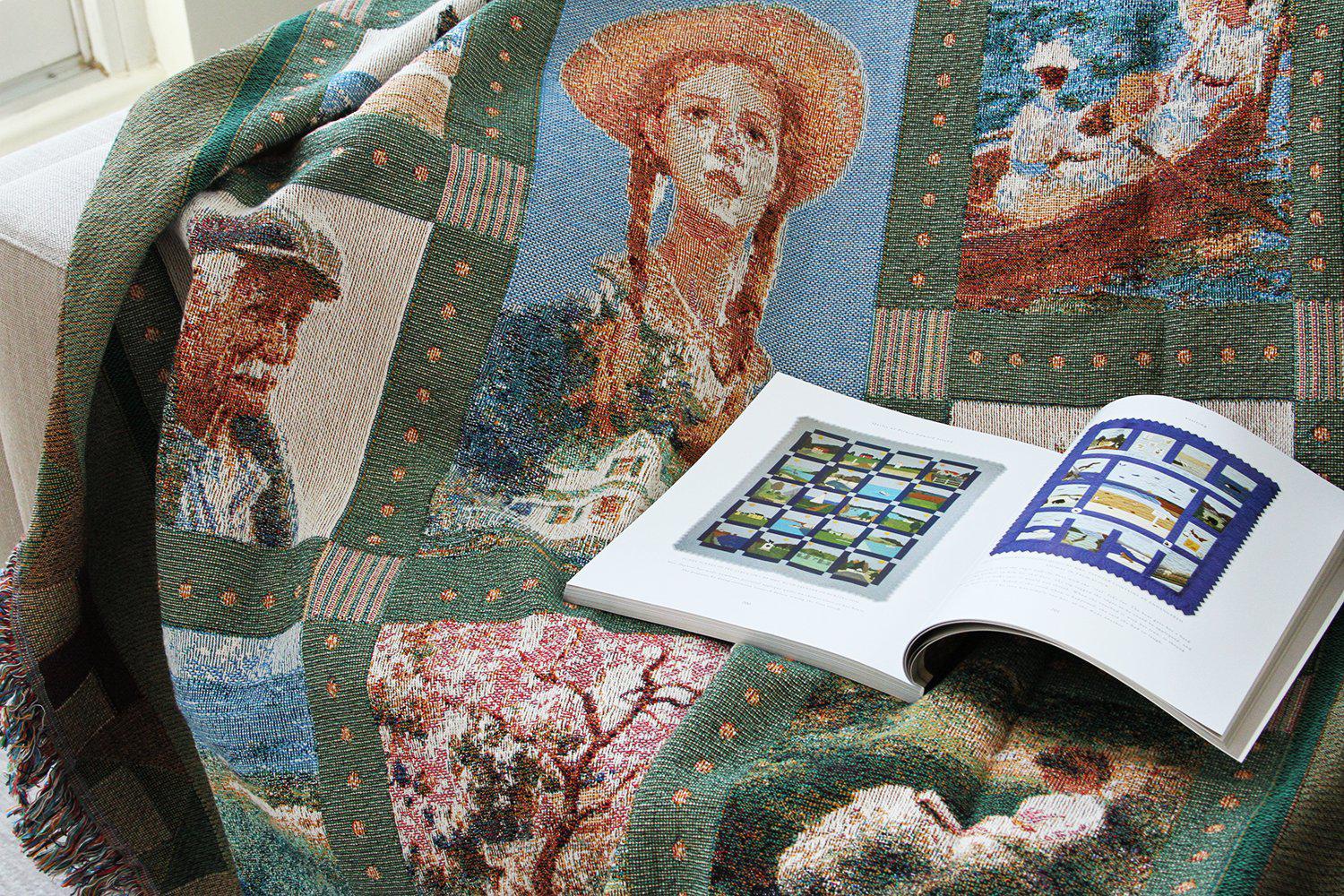 Anne Inspired Blanket & PEI Quilt Coffee Table Book