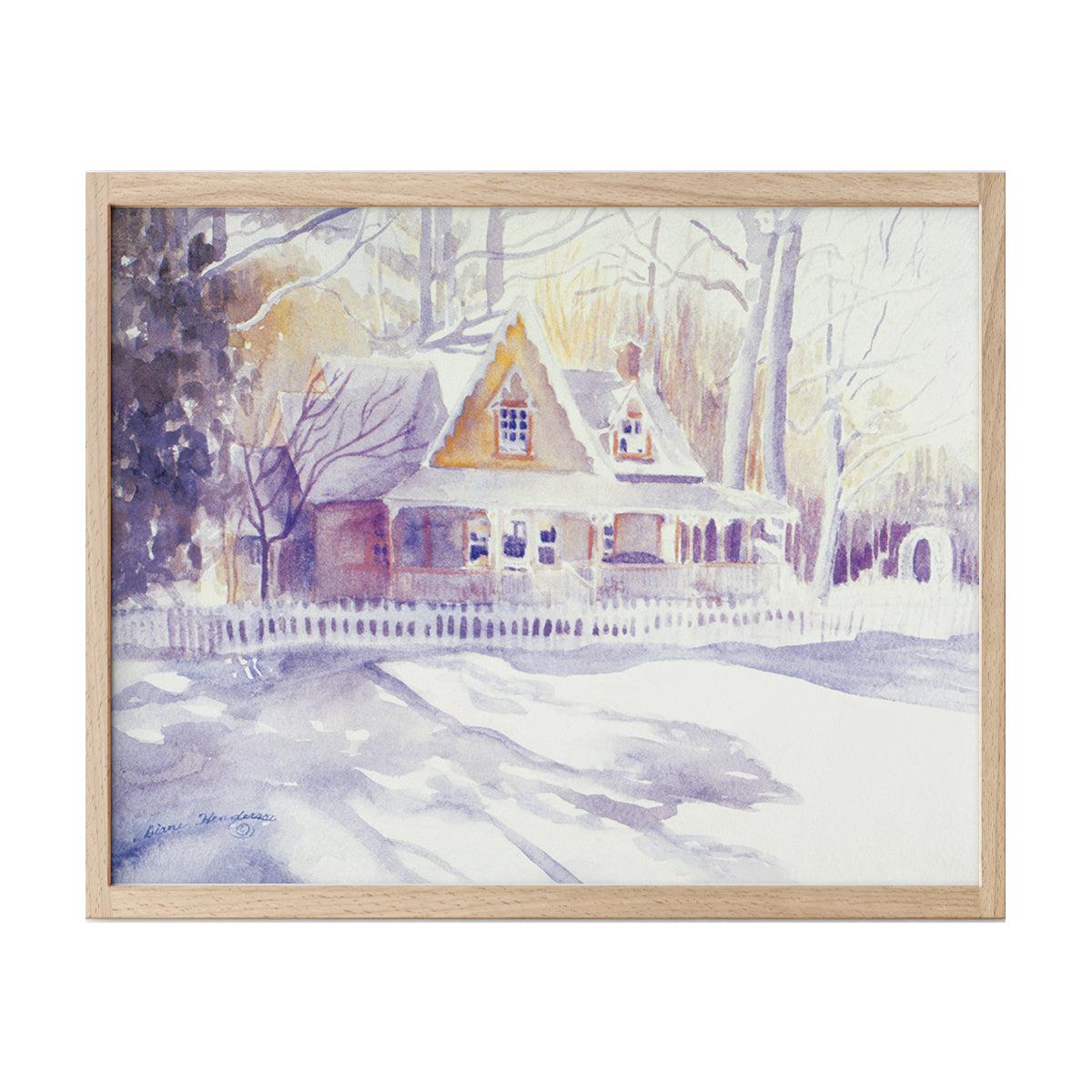 "Rose Cottage" By Diane Henderson, On Watercolor Paper