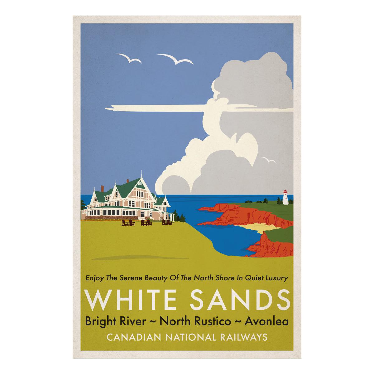 Avonlea Travel Poster: White Sands