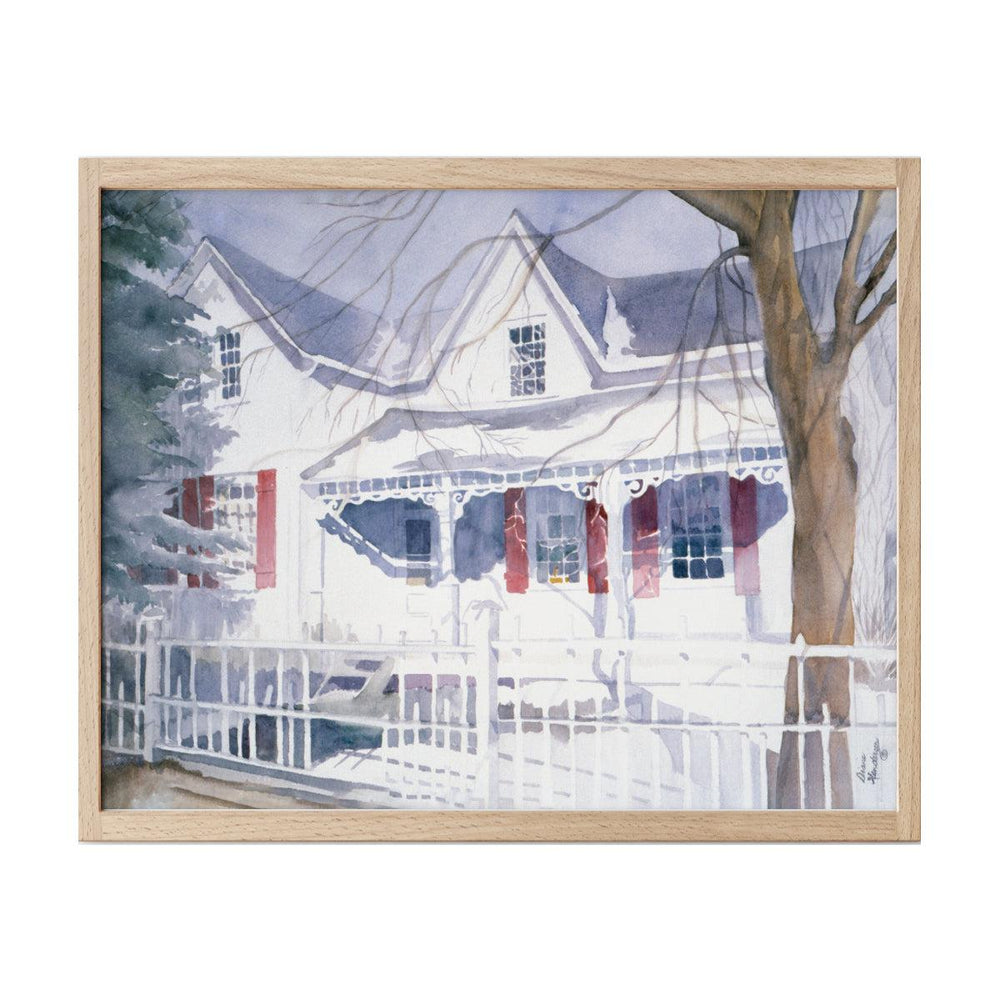 "Aunt Abigail's House" By Diane Henderson, On Watercolor Paper