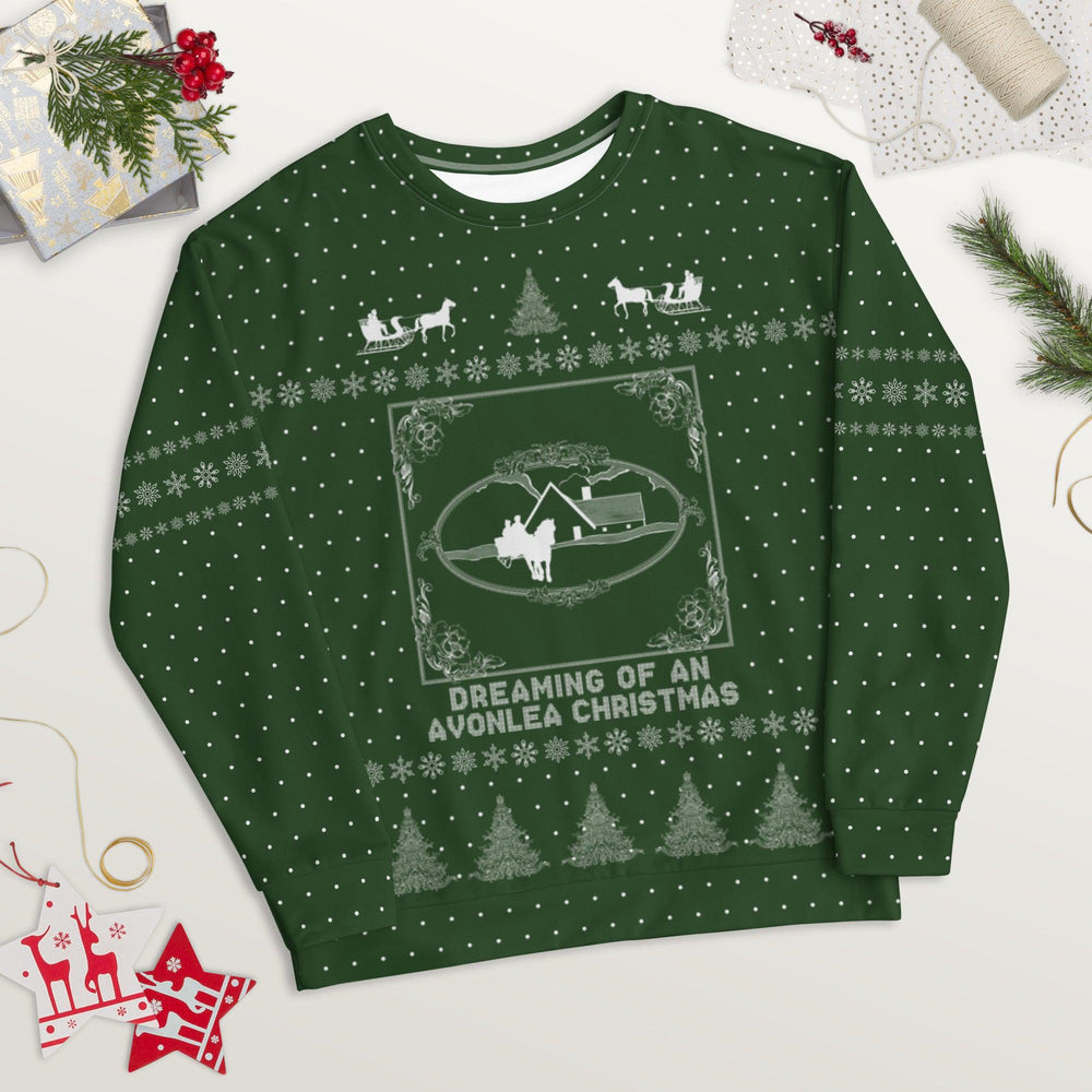 "Green Gables" Green Holiday Sweatshirt