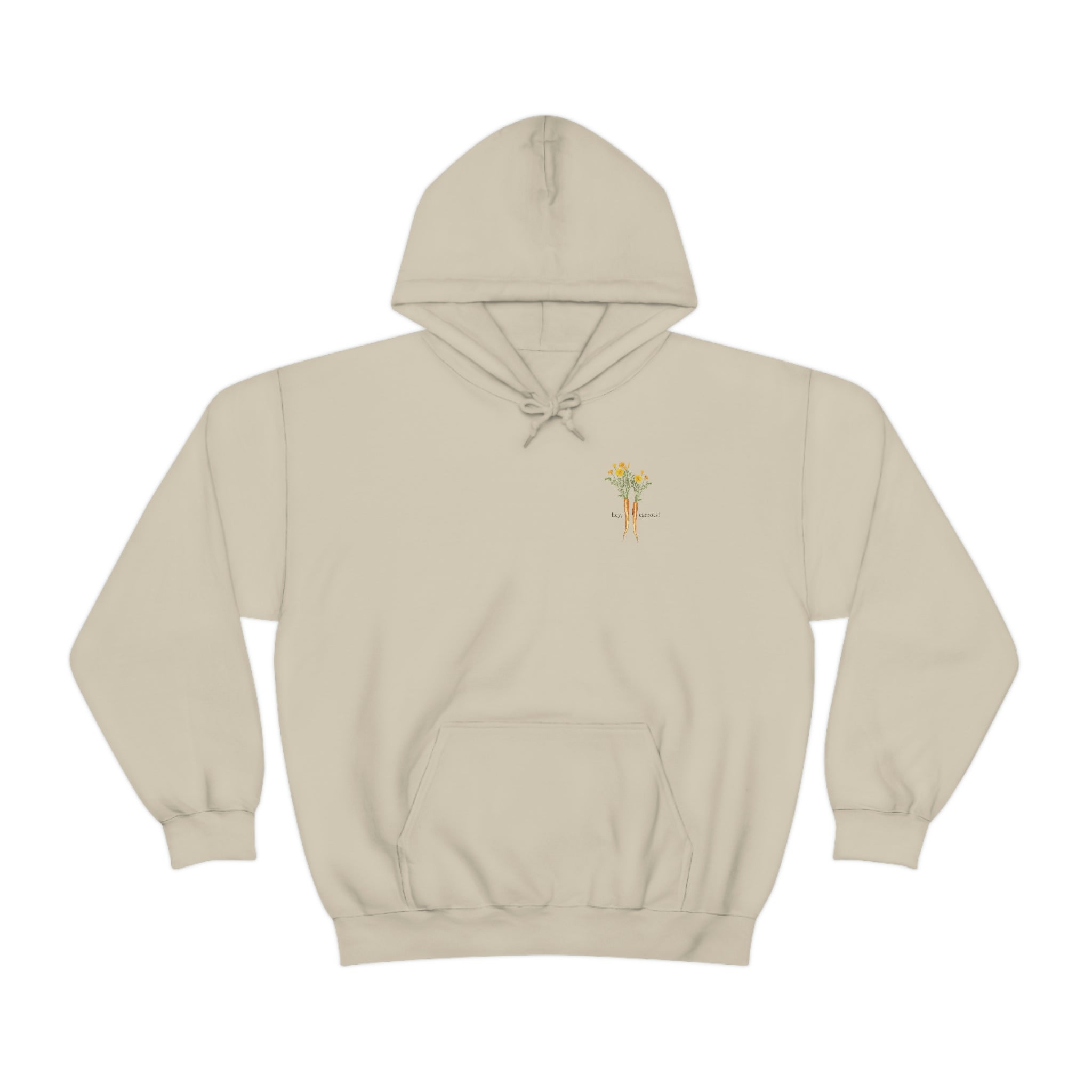 "Hey Carrots!" Hoodie- Sand