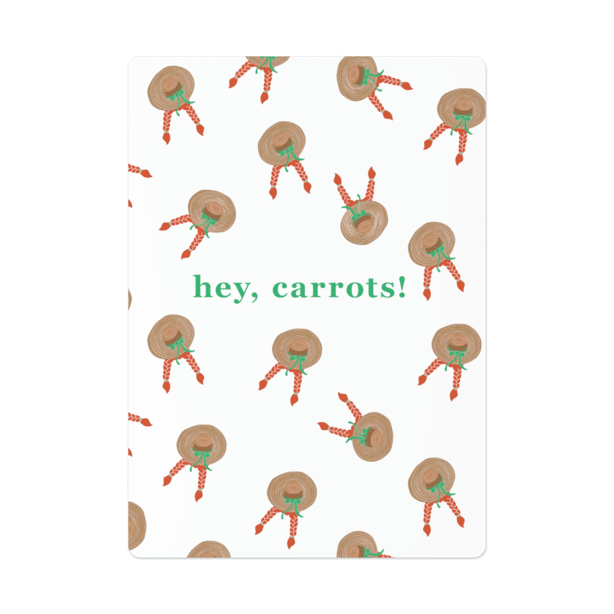 "Hey Carrots" Playing Cards