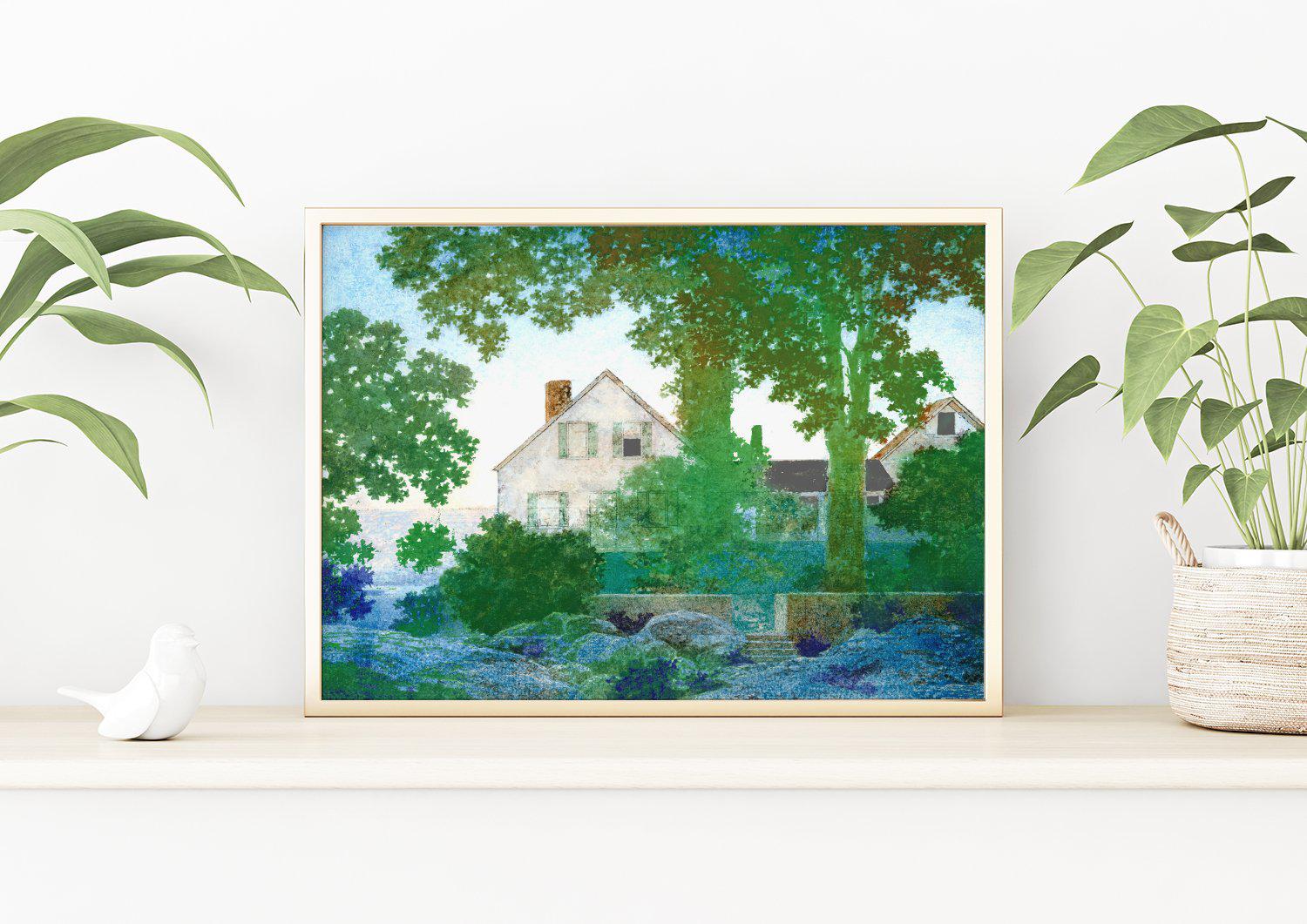 Green Gables Print, By Maxfield Parrish- Unframed