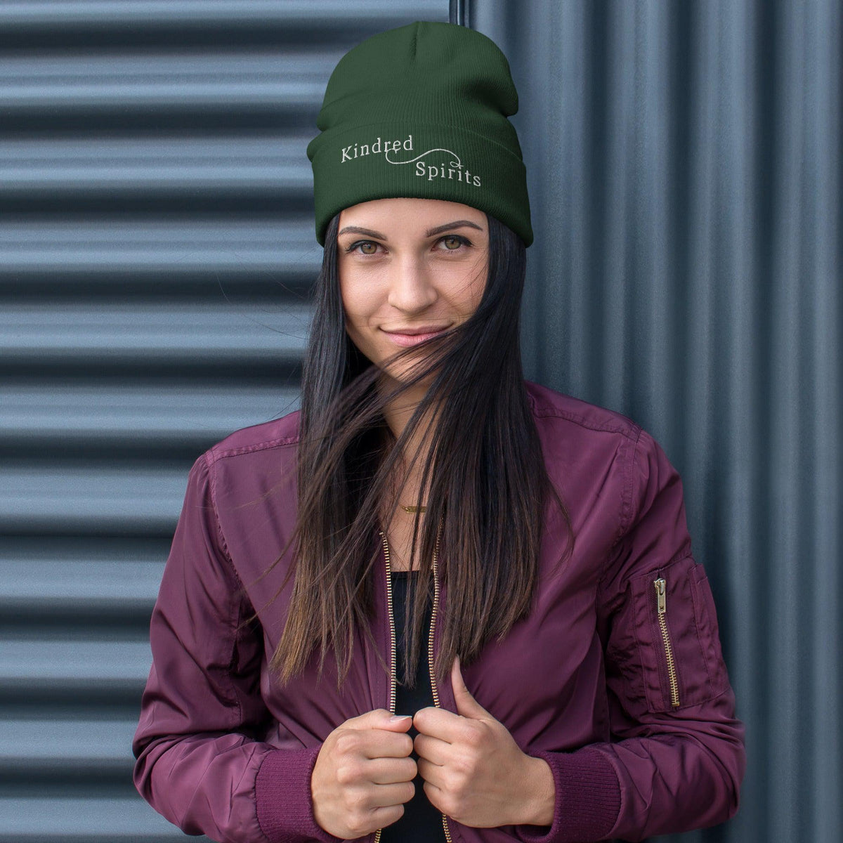 Kindred Spirits Embroidered Beanie