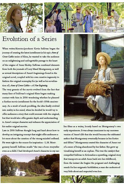 "Anne of Green Gables: A New Beginning" Official Movie Companion Paperback