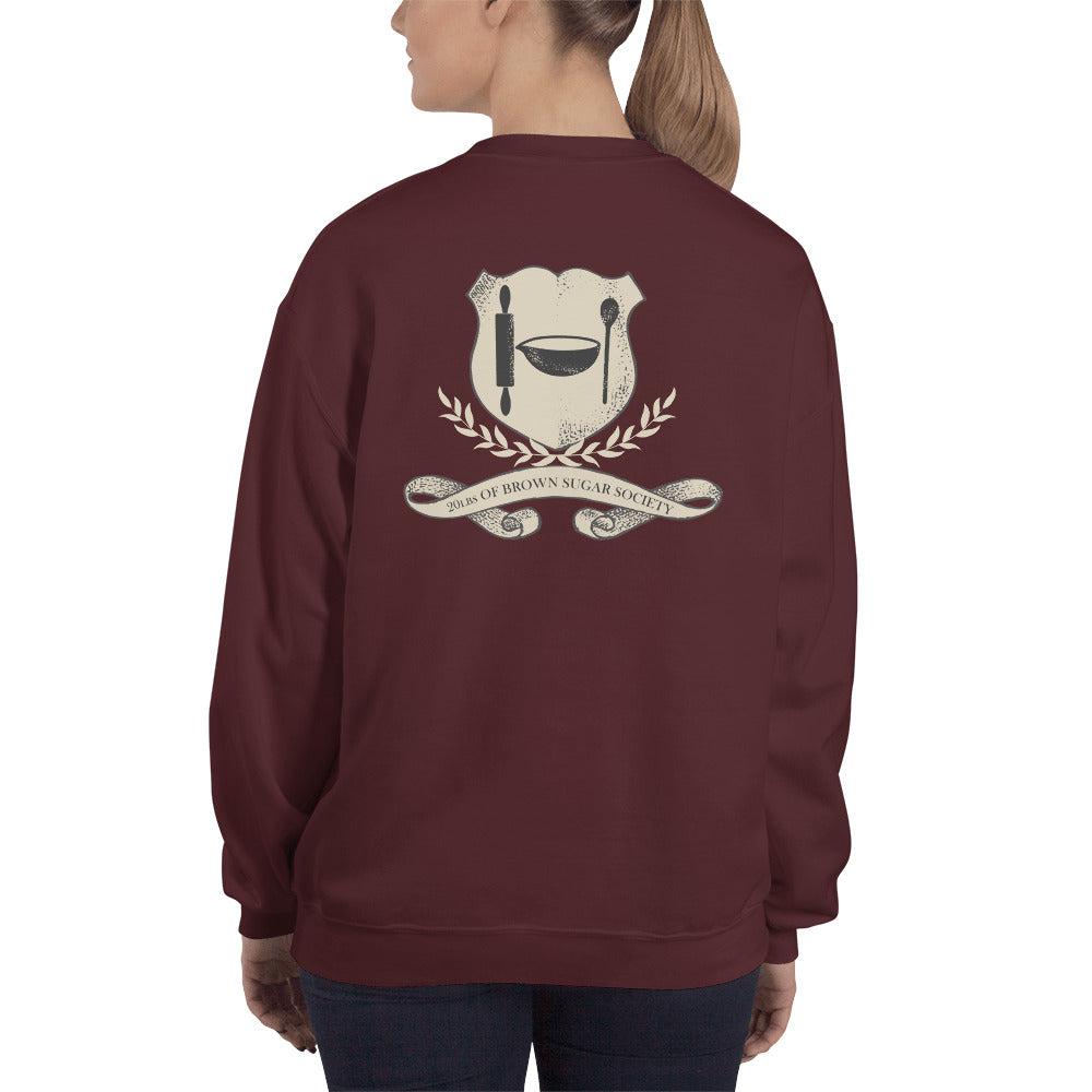 20lbs Brown Sugar Society Reverse Crest Sweatshirt