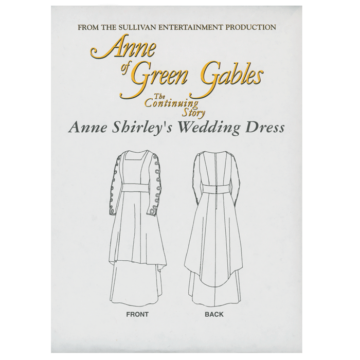 Anne Of Green Gables Wedding Dress Pattern